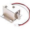 Sonew Serratura Elettrica Elettromagnetica a Solenoide CC 12V - Ad Uso Estetico per Cassetto di Armadietto e Sicurezza - Intelligente