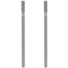 Dremel 7122 Punte Cilindriche Diamantate, set di accessori 2 pezzi con punte da 2,4 mm per incisione, intaglio e taglio