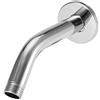 AUNMAS Braccio doccia da 6 pollici in acciaio inox Supporto da parete per braccio braccio prolunga per soffione doccia da bagno Soffione doccia Braccio doccia Accessori per il bagno