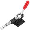 Akozon Morsetti a Ginocchiera Toggle Clamp Ferro zincato Quick Fix Toggle Clamp Holding Fermo Spingere Action Tool mano 370KG(GH-305-CM)