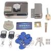 Ejoyous Serratura Elettronica con 2 Telecomandi, Serrature Wireless Serratura di Sicurezza a Batteria per Appartamenti in Hotel con Portachiavi ID