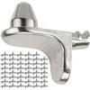 Your Day Mate Supporto Mensola D5, 48 pz, Reggimensole per Fori Ø 5 mm, Per Ogni Tipo di Mensole, in Metallo, Antiruggine, Accessori di Supporto per Ripiani, Supporti per Mensole e Mobili, Perni per Mensole, pins