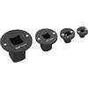 Jeffergarden 4pcs Adattatore a Basso Profilo Adattatore Socket Set Insert Drive Riducing Acciaio Inossidabile 1/2to3/8 3/4 a 1/2 di Impatto ecc.