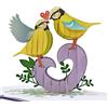 CUT POPUP.COM CUTPOPUP Finches - Fringuelli che si baciano Biglietto pop-up, Biglietto per l'anniversario di matrimonio di San Valentino, Biglietto di auguri IT