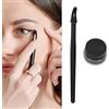 Brrnoo Applicatore di in, Set di in Applicatore di in in Gel Waterproof Anti Shake Design (Nero)