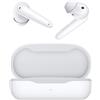 HUAWEI FreeBuds SE Cuffie Bluetooth, iOS, Android e Windows, Design semi-in-ear ergonomico, Audio HD, Cancellazione rumore in chiamata, Microfoni integrati, Comandi touch, Bianco