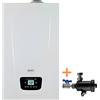 Baxi Caldaia a Condensazione Baxi Luna Duo-Tec E 33 Metano/Gpl Con Kit Scarico fumi e defangatore : Kit Scarico Fumi - Adattatore Sdoppiato, Potenza Kw - 33 Kw
