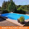 Piscina Capri 5,25 x 3,20 m - altezza 150 cm - 22 mc - forma di otto