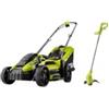 Ryobi Kit tagliaerba e tagliabordi elettrico ryobi rlm13e33s e rlt3525 33cm 1300w 25cm 350w