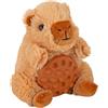 Wild Republic Poppykins-Mini Capybara, Stuffed Animal, 19 cm, Plush Toy, Fill is Spun Recycled Water Bottles