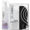 Mousse autoabbronzante professionale scura St. Moriz + applicatore pre