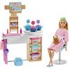 Barbie alla Spa, Playset con Bambola, Cagnolino e Accessori, Giocattolo per Bambini 3+ Anni,GJR84
