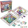 Monopoly Hasbro Monopoly Junior, piano di gioco a 2 pagine, 2 giochi in uno, gioco monopoly per bambini più piccoli,Lingua Tedesco