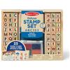Melissa & Doug Timbrini per Bambini, Set Stampi ABC & 123, Lavoretti Creativi per Bambini, Set Timbri, Inchiostro per Timbri Lavabile, Regalo per Bambina e Bambino 3 4 5 6 Anni - Certificati FSC