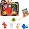 BAKUGAN 3.0 - Battle Pack - Hammerhead, Titanium Dragonoid, Nillious, Bruiser Special Attack e 1 Dragonoid, 2 anelli, 1 Carta Lanciatore e 12 carte, collezione - Giocattolo per bambini 6 anni e +