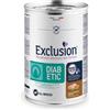EXCLUSION CANE DIET ADULT ALL BREEDS DIABETIC MAIALE E PISELLI DA 400 GR IN LATTINA 400G