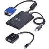 StarTech.com Adattatore Crash Cart Portatile per laptop, Console KVM con USB/VGA