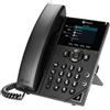 POLY 250 telefono IP Nero 4 linee LCD
