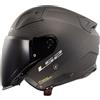 LS2, Casco Moto Jet INFINITY II CARBON Matt Carbon, S