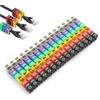 Tissting Marcatori per Cavi, Set di 150 Clip Numerate 0-9 in Plastica Colorata con Codice Colore per Identificazione Cavi Elettrici da 1.5mm per Casa e Ufficio