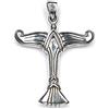 NKlaus Ciondolo a catena Irminsul celtico 3,2cm Argento 925 Talismano scandinavo 7432