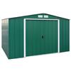 Duramax Eco Capannone da Giardino in Metallo zincato a Caldo, 10 x 8 cm, Verde