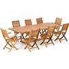 SALMAR Tavolo in Legno Allungabile Texas cm. 180/260 x 110