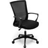 SALMAR Poltrona Ufficio Lotus Nera Ergonomica con Rete