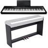 Echord SP20 BLK Piano Digit 88T Pesati Nero + WS10 Supporto in legno tre pedali