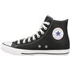 Converse, All Star Hi Leather Core Sneaker,Unisex Adulto, Nero (Black), 37.5