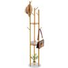 VEVOR Appendiabiti da Terra 340 x 340 x 1700 mm Appendiabiti Indipendente con Base in Pietra di Quarzo e 9 Ganci, per Ingresso, Camera da Letto, Ufficio, Soggiorno, per Cappotti, Cappelli, Sciarpe