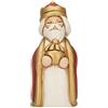 THUN - Re Magio Baldassarre con Incenso - Versione Rossa - Statuine Presepe Classico - Ceramica - I Classici