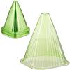 Relaxdays Protezioni per Piante, Set da 32 Coni Protettivi Antilumaca e Anti Gelo, HxLxP: 22 x 19 x 19 cm, in PVC, Verde