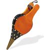 Relaxdays Mantice, Barbecue & Camino, Accessorio dal Design Rustico con Borchie Dorate, Soffietto Manuale, Marrone/Nero, naturale, 1 pz