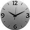 Instant Karma Clocks | Orologio Da Parete | Moderno | Minimal | Silenzioso | Arredamento Casa Studio Camera Cucina Sala | Idea Regalo (Silver M3, 30cm)
