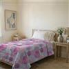 Italian Bed Linen Trapuntino Estivo Linea BASIC Made in Italy Copriletto Stampato in Morbida Microfibra - Trapunta Primavera Estate Mezza Stagione - Soffioni, Piazza e mezza 200x240cm