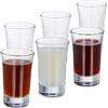 Relaxdays Set da 6 Bicchierini da 4 cl di Vetro Trasparente per Liquore, Caffè, Carnevale, Lavabili in Lavastoviglie
