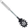 KitchenCraft Professional Cucchiaio da Pasta/Servi spaghetti in Acciaio Inox con Testa in Nylon Antiaderente,, 35 cm, Colore argento/nero