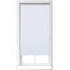 Relaxdays Tenda a Rullo per Interni Termica, Tendina Oscurante e Isolante, Catenella, 80x220cm, Tessuto L: 76 cm, Bianco