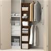 Furinno CUBICLE, organizer e contenitori per armadio a 6 ripiani, organizer per armadio, contenitore per armadio a ripiani aperti, per guardaroba, camera da letto, soggiorno, pino ambrato