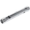 GEDORE Chiave a Tubo Doppia, 16 e 18 mm, Chiave a Tubo Esagonale, Lunga 150 mm, Chiave a Pipa Doppia per Dadi, Chiave a Bussola Meccanico, 26 R 16 x 18, Acciaio Cromato