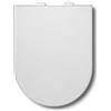 Croydex Ascona, sedile WC a forma di D, con chiusura