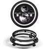 JW PLAYER Faro LED Da 7 Pollici + Fendinebbia Da 4,5 Pollici Anello Di Montaggio Staffa Da