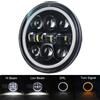 Does not apply Nuovo Stile Nero Cromato 5.75 Pollici LED Faro 5 3/4 "Led DRL 50W Fari Moto per