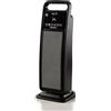 Ariete 8212 Stufa elettrica a torre, 2000W, Funzione ventilazione, Funzione oscillazione, Timer fino a 8 ore, Led display, Tecnologia ceramica, Basso consumo energetico, Nero