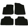 DBS 01765771 Tappetino in Moquette nero anteriore e Posteriore Compatibilità con CITROËN C3 II SC, PEUGEOT PARTNER Furgonato