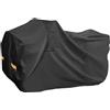 X AUTOHAUX Copertura ATV per Polaris Sportsman 450/570 Impermeabile 4 Ruote Quad Copertura Esterna Sole Pioggia Protezione 210D-PU Nero 211x122x120cm