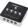 SAMSON Flight Ukuleles SAQH4 Samson - Mini Headphone Amplifier with 4 channels, black, Black/Silver