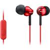 Sony Auricolari Sony MDR-EX110APR rosso [MDREX110APR.CE7]