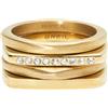 Breil Collezione NEW TETRA, Anello Donna in Acciaio, Gioiello idee regalo donna